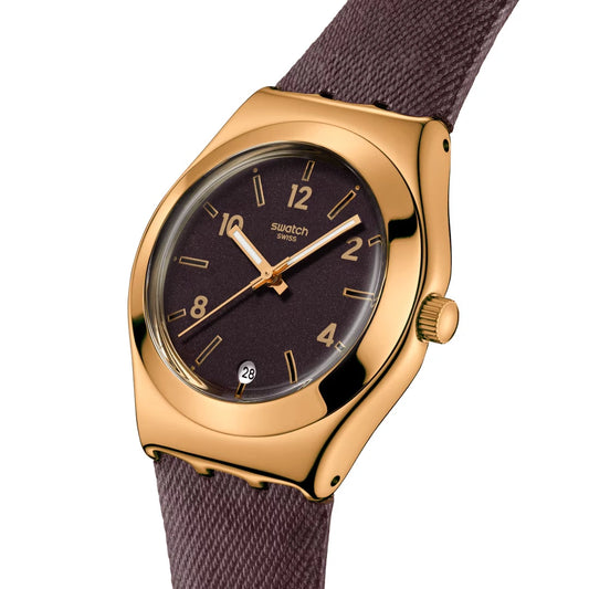 SWATCH YLG413 HEART OF BURGUNDY