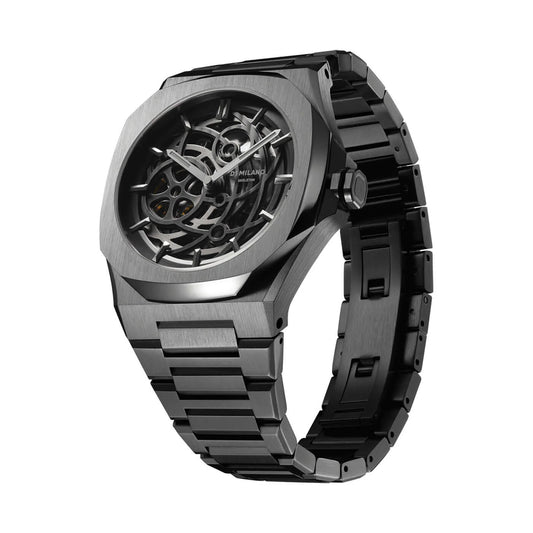 D1 MILANO D1-SKBJ11 SKELETON GUN METAL
