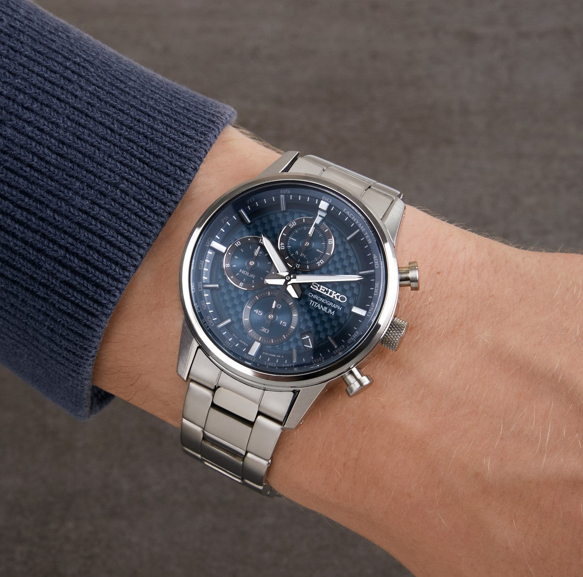 SEIKO SSB387P1 TITANIUM CHRONOGRAPH