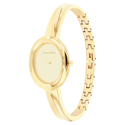 CALVIN KLEIN 25100056 TWISTED BEZEL WOMEN'S WATCH