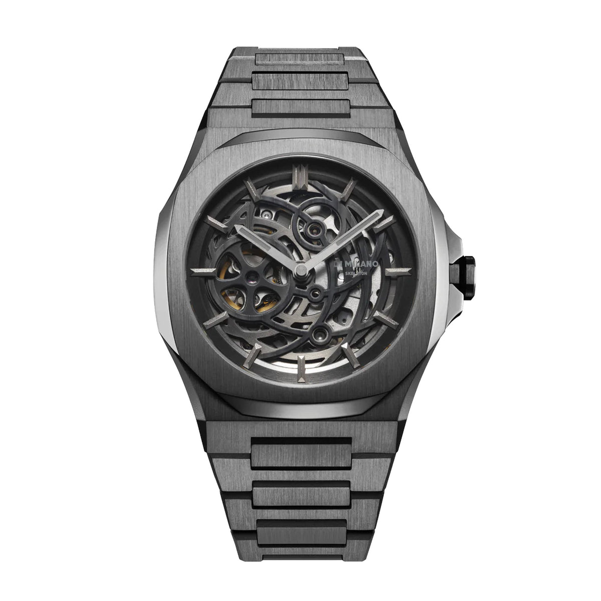 D1 MILANO D1-SKBJ11 SKELETON GUN METAL