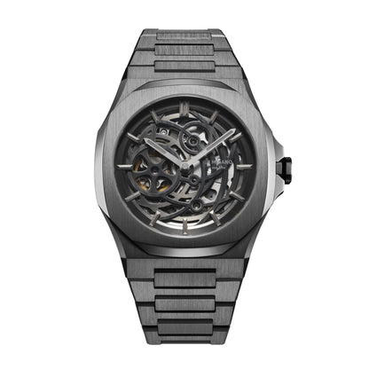 D1 MILANO D1-SKBJ11 SKELETON GUN METAL