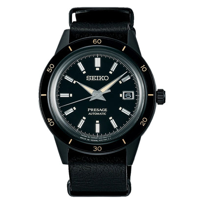 SEIKO PRESAGE SRPH95J1 STYLE 60s "STEALTH BLACK"