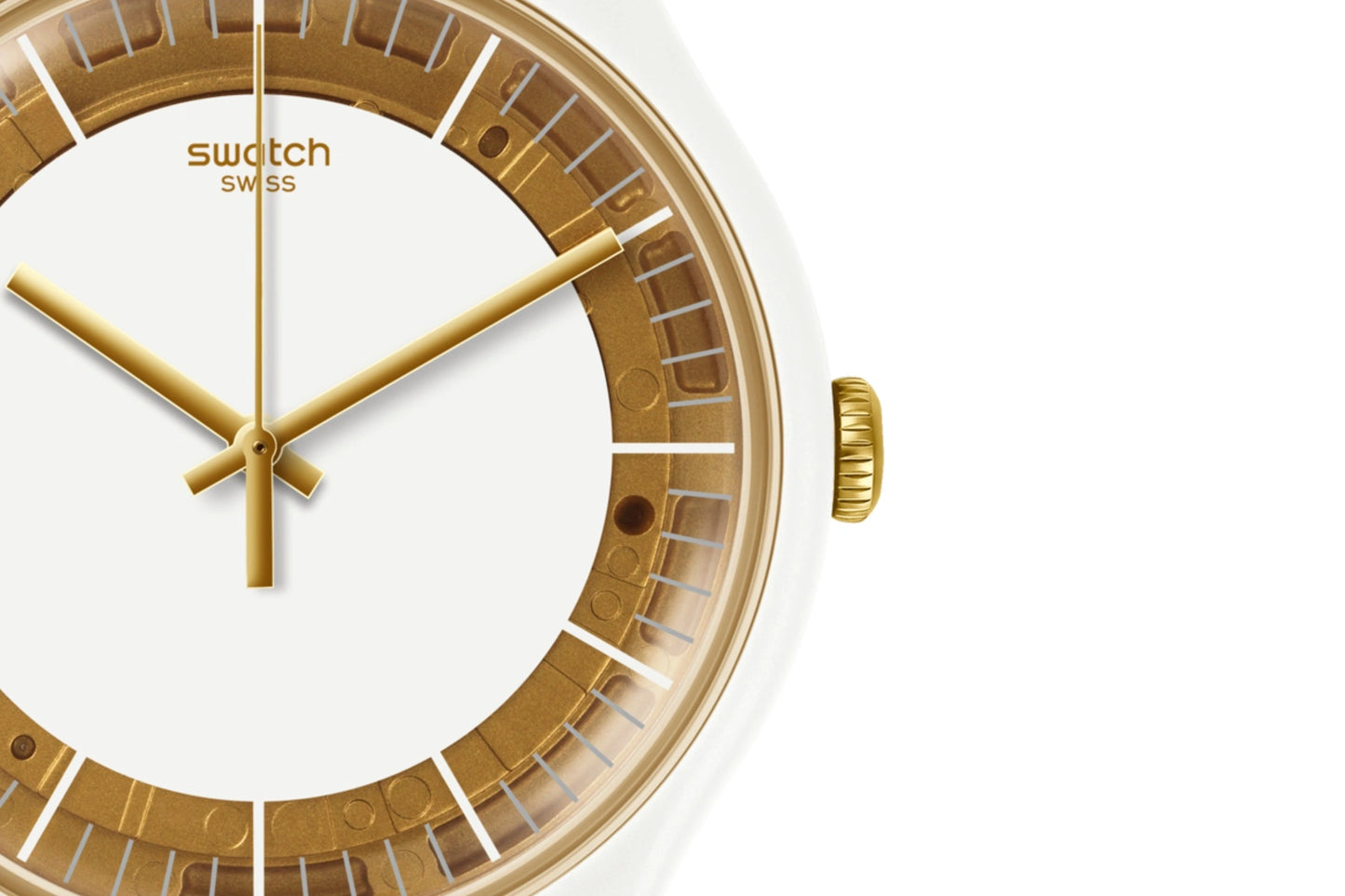 SWATCH SUOW158 SILIWHITE