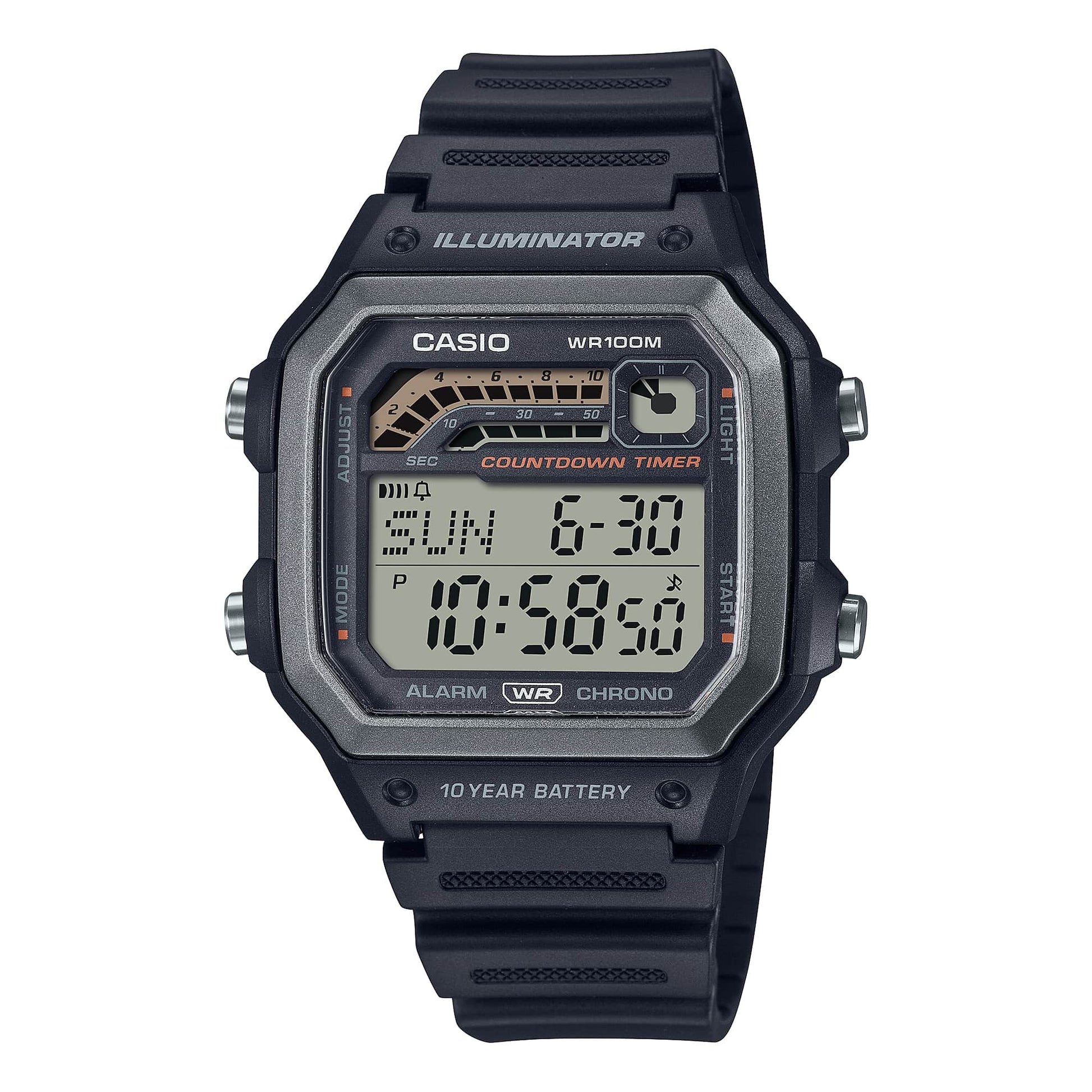 – CASIO WS-1600H-1AVDF Khater Watches