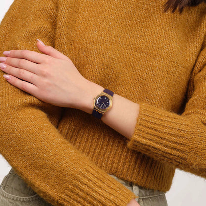 SWATCH YLG413 HEART OF BURGUNDY