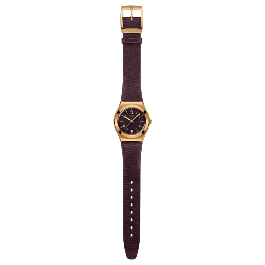 SWATCH YLG413 HEART OF BURGUNDY