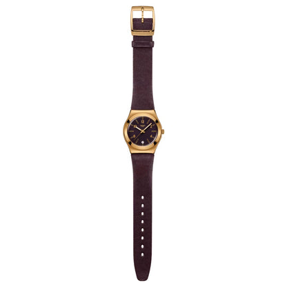 SWATCH YLG413 HEART OF BURGUNDY