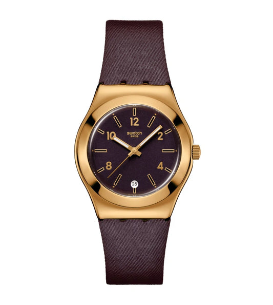 SWATCH YLG413 HEART OF BURGUNDY