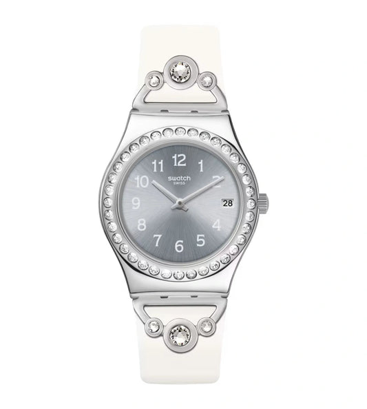 SWATCH YLS463 PRETTY IN WHITE