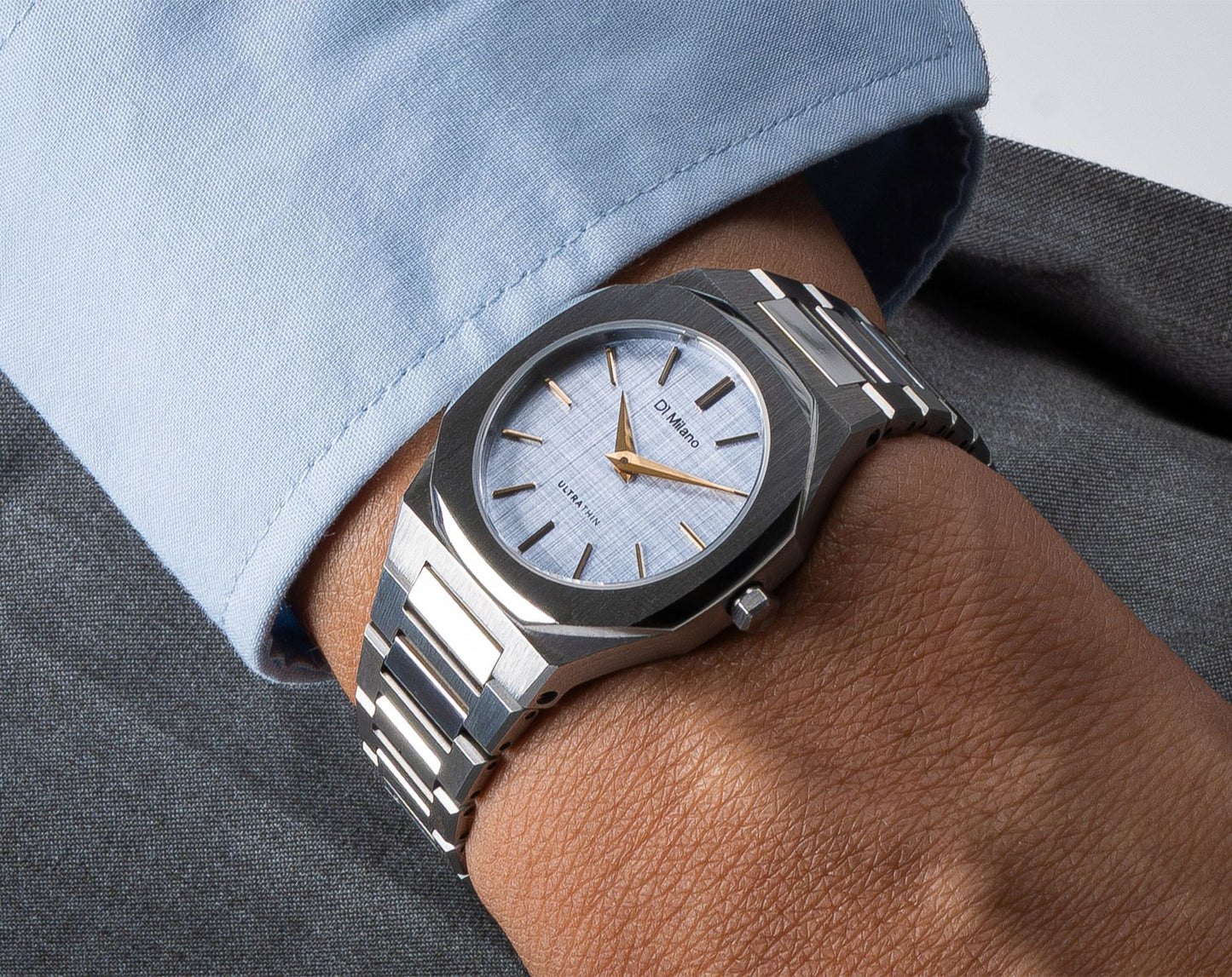 D1 MILANO LADIES ULTRA THIN D1-UTBL37 INDIGO LOOM