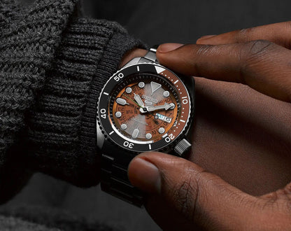 SEIKO 5 SPORT SRPJ47K1 SKELETON STYLE