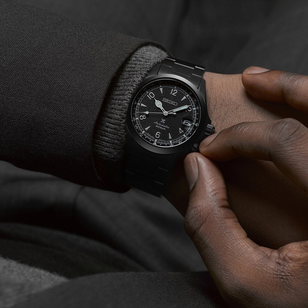 SEIKO PROSPEX SPB337J1 "NIGHT ALPINIST" BLACK SERIES "LIMITED EDITION"