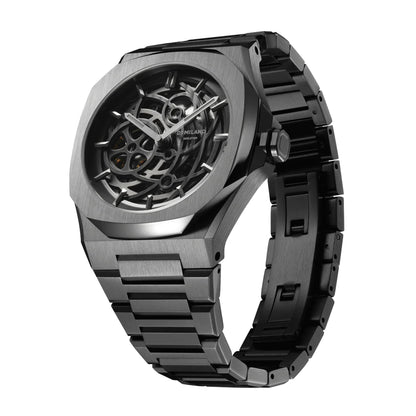 D1 MILANO D1-SKBJ11 SKELETON GUN METAL