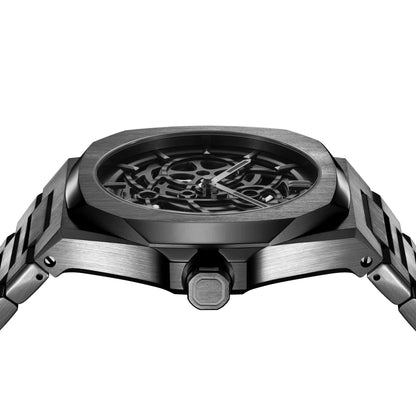 D1 MILANO D1-SKBJ11 SKELETON GUN METAL