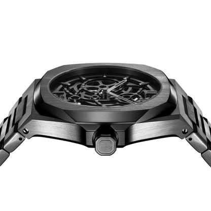 D1 MILANO D1-SKBJ11 SKELETON GUN METAL